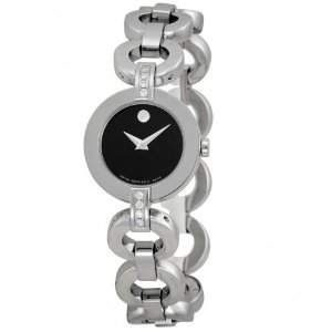 MOVADO Ladies Bela Moda Stainless Steel Bracelet Watch 0606263