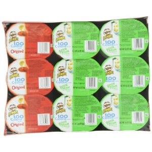 Pringles 2 Flavor Snack Stacks, 0.63 Ounce, 18 count