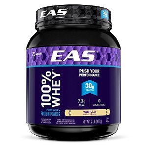 EAS 100% Pure Whey Protein Powder, Chocolate, 5lb (Packaging May Vary)