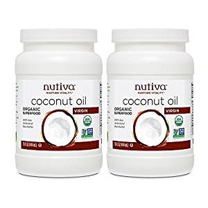 Nutiva Organic Coconut Oil, Virgin, 15 Ounce (Pack of 2)