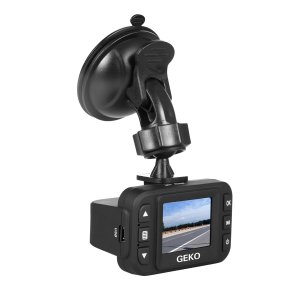 Geko E100 全高清行车记录仪 车载摄像头 (黑色)
