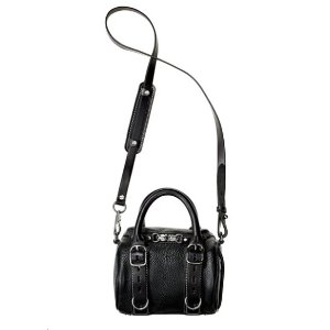 Alexander Wang Mini Rockie Pebbled Leather Satchel Bag, Black  @ Bergdorf Goodman
