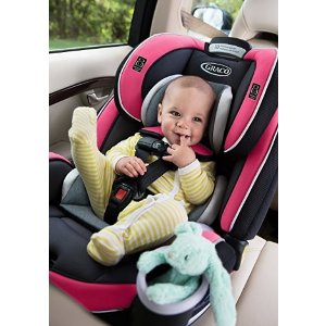 史低价：Graco 4ever 4合1可调节婴幼儿车用安全座椅 玫粉色