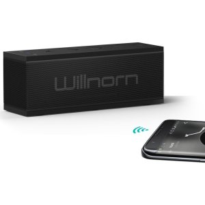 Willnorn SoundPlus Dual-Driver Portable Wireless Bluetooth Speaker with Big Subwoofer Enhanced Bass