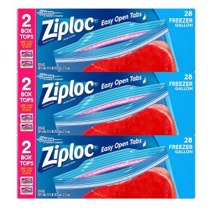 Ziploc Freezer Bags, 84 Count