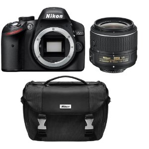 Nikon D3200 入门级单反 18-55镜头套装 （官方翻新）送相机包