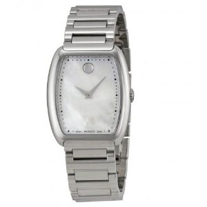 MOVADO Concerto White Mother of Pearl Stainless Steel Ladies Watch