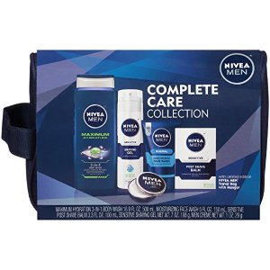 Nivea for Men 5 Piece Complete Care Plus Dopp Bag Gift Set