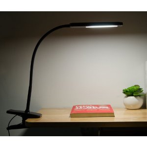 SuwaSWE Big Size Desk Light Clamp Eye Care LED Reading Light