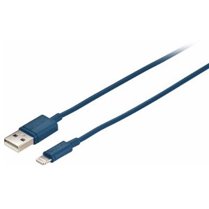 Insignia Apple MFi 认证 3' Lightning充电线缆 蓝色