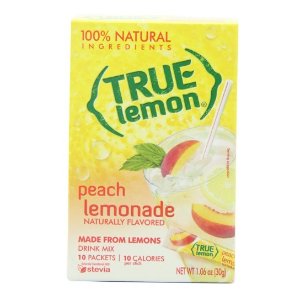 True Lemon Lemonade Stick Pack, Peach 10 Count (1.06oz)