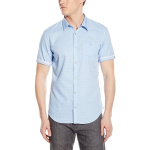 $20.79 Calvin Klein 男士修身短袖衬衫