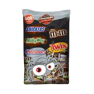 Mars Chocolate Favorites Halloween Candy Variety Mix, 400 count, 126.3 oz