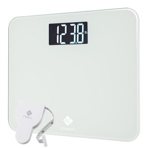 Etekcity 4.3 Inch Large LCD Display Digital Body Weight Scale, 440 Pounds, White