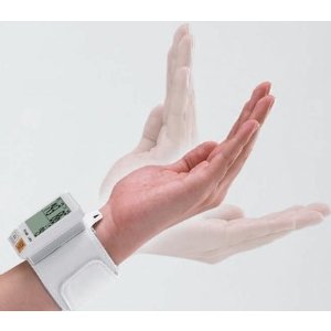 Portable Wrist Blood Pressure Monitor with Body Movement Detection - EW-BW10W