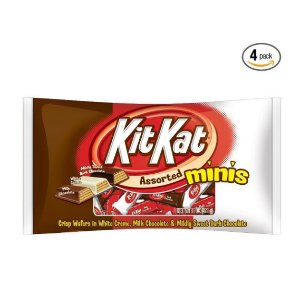 KIT KAT Minis (Assorted, 11-Ounce Bags, Pack of 4)