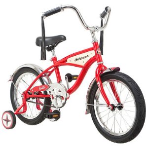 Schwinn 16寸儿童自行车，红色或粉色