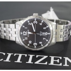 Citizen Men's Quartz Stainless Steel Casual Watch, Color:Silver-Toned (Model: BI1050-81F)