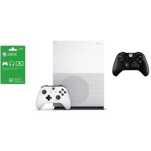 Microsoft Xbox One S Gaming Console (White)