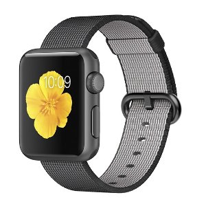 Apple Watch 38mm 灰色表壳，尼龙表带 @Best Buy