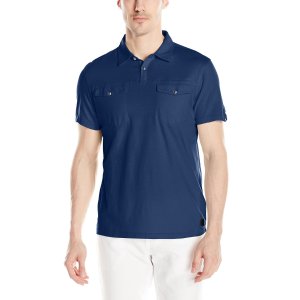 Calvin Klein Jeans Men's Feeder Stripe Polo Shirt