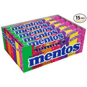 Mentos 劲嚼软心糖-综合水果味（15条）