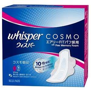 COSMO 超薄贴合 10倍吸收 液体卫生巾 日用/夜用 10片装 热卖