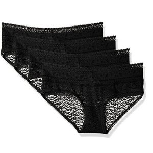 Calvin Klein Women's 4 Pack Stretch Lace Thong Panty