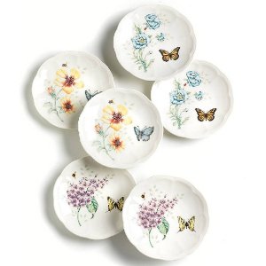 Lenox Butterfly Meadow Party Plates, Set of 6 @ Amazon