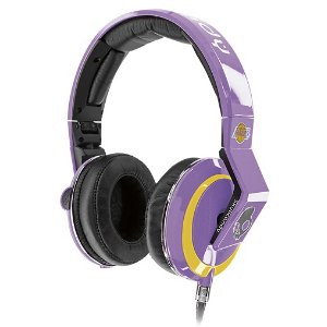 Skullcandy - Mix Master Los Angeles Lakers Over-the-Ear Headphones - Purple/Yellow
