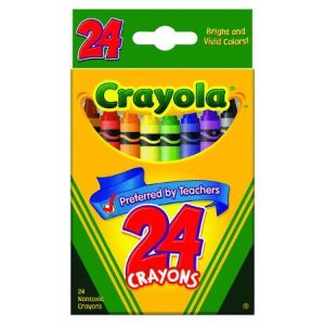 Crayola 经典彩色蜡笔 24支