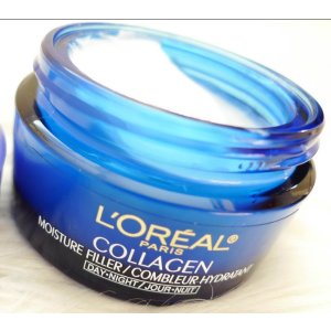 L'Oreal Paris Collagen Moisture Filler Facial Day/Night Cream, All Skin Types 1.7 oz