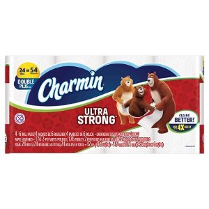 48-Ct Charmin Ultra Soft Double Plus Toilet Paper Rolls + $5 Target GC