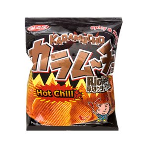 日本湖池屋 咔辣姆久 厚切洋芋片 劲辣唐辛子口味