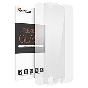 iPhone 7 Screen Protector, Trianium(2 Pack) Soft Fiber Glass Film iPhone 7/6/6s