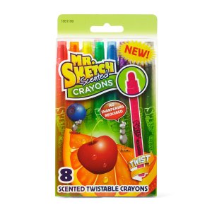 Mr. Sketch Scented Twistable Crayons, Assorted, 8-Pack