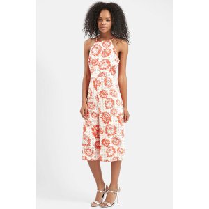 Topshop Poppy Print Culotte Jumpsuit