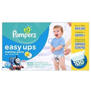 Pampers Boys Easy Ups Training Underwear, 2T-3T (Size 4), 100 Count