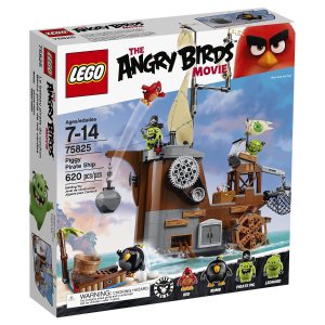 LEGO Angry Birds 75825 Piggy Pirate Ship Building Kit