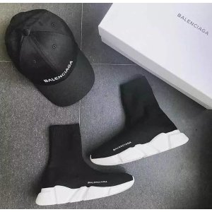 BALENCIAGA Speed Low-Sock Stretch-Knit Sneakers @ Spring
