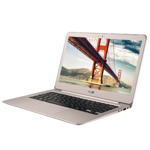 Windows版macbook air！超高性价比！华硕 Zenbook 13.3吋香槟金全铝超极本