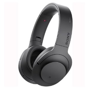Sony MDR100 h.Ear on Wireless Noise Canceling Bluetooth Headphones - Charcoal Black