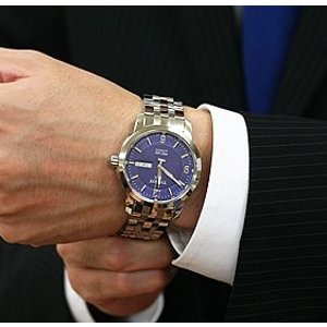 Tissot Men's T0554301104700 Analog Display Swiss Automatic Silver Watch
