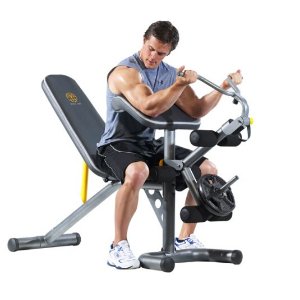 Gold's Gym XRS 20 Olympic Workout Bench and Rack