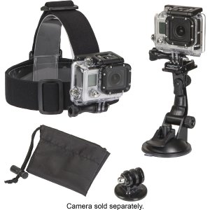 Sunpak PlatinumPlus GoPro运动型摄影机挂载套件 - 黑色