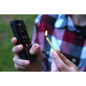 ZVE iPhone 6s Case w/ Built-in Cigarette Lighter/Bottle Opener/ Camera Stable Tripod