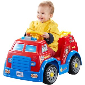 Fisher-Price 儿童电动玩具巡逻消防车