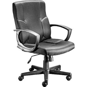 Staples Stiner Fabric Managers Chair, Black