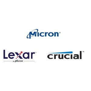 Select Lexar & Crucial memory products