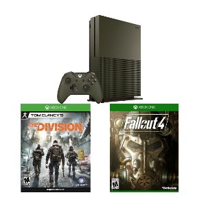 Xbox One S 1TB Console Battlefield 1 Special Edition Bundle + Fallout 4 + The Division